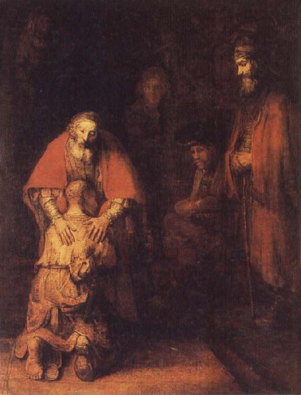 REMBRANDT Harmenszoon van Rijn The Return of the Prodigal Son oil painting picture
